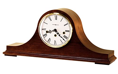 Howard Miller Mason Mantel Clock 630-161 – Mechanical, Windsor Cherry Home Decor, Key-Wound, Single-Chime Movement