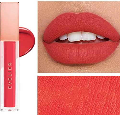 EVELIER MUSE - Moisturizing Smooth Creamy Fruity Colors Lipstick Lipgloss - For Sexy Lips, Long-Lasting, Highly Pigmented, Instant Shine Lip Gloss (Strawberry Creme)
