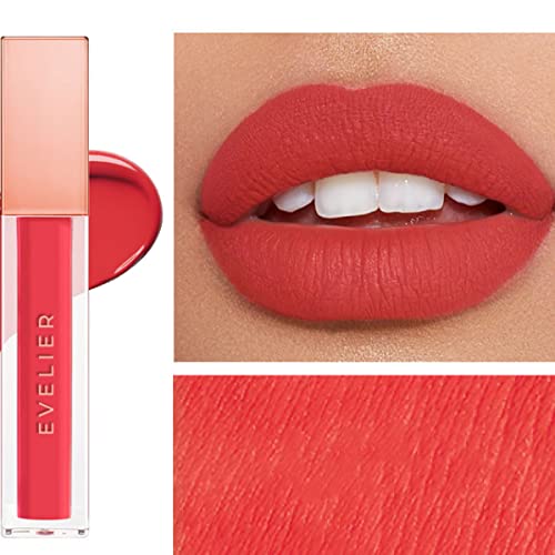 Evelier Muse - Moisturizing Smooth Creamy Fruity Colors Lipstick Lipgloss - For Sexy Lips, Long-Lasting, Highly Pigmented, Instant Shine Lip Gloss (Strawberry Creme) #TOP1