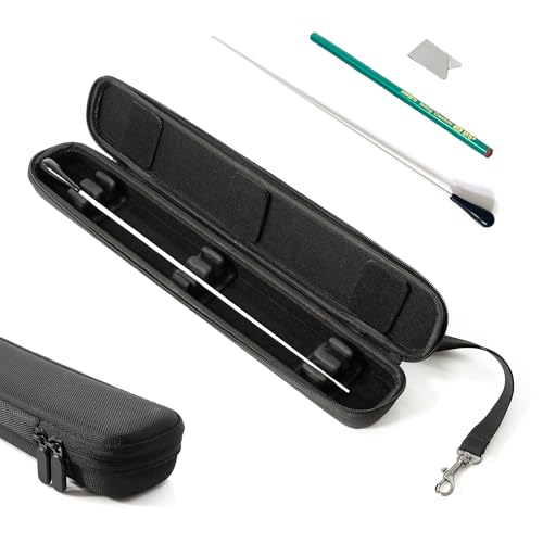 Lamonce Conductor Baton Case with Baton - Holds up to 2 16