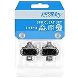 TacoBey Fahrrad-Cleats Kompatibel mit Shimano Schuhplatten SM-SH56, Fahrrad Cleat Set für Männer & Frauen Mountainbike Schuhe – Spinning, Indoor Cycling & Mountainbike Cleat Set (Multi Release)