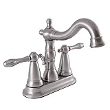 Design House 523290 Oakmont 4-Inch Lavatory Faucet, Satin Nickel Finish