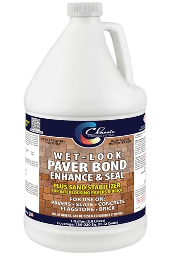 Classic Coatings | Water-Based Paver Bond | Color Enhancer &