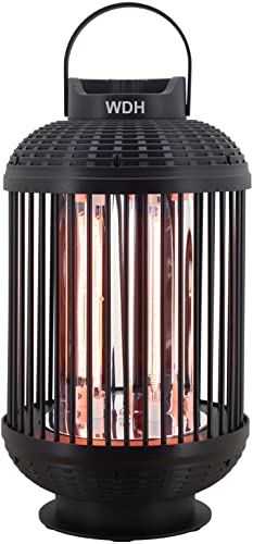 Aktobis Heizlaterne Standheizstrahler WDH-12HL - mit zwei Heizstufen (600/1.200 Watt) und eine 180° Rotationsfunktion ausgestattet