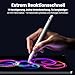 Kingone Stift für Apple iPad 2018-2025, 2X Schnellladung, kompatibel mit iPad 11/10/9/8/7/6, Pro M4/12.9/11/13", Air 3/4/5/M2/M3, mini 7/6/5, mit Magnetischer Haftung, Palm Rejection & Neigung.