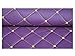 Produktbild Leder Stoff Kunstleder Polsterstoff Meterware als Robuster Premium Bezugstoff/Möbelstoff zum Nähen und Beziehen, Lila (Color : Purple Square, Size : 1.43×2m)