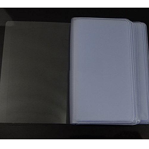 Fujiyuan 2 PCS Wallet Insert Billfold Inserts for Credit ID Card Badge Picture Holder Clear3