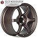 Circuit Performance CSF1 18x9.5 Flat Bronze 5x114.3 [+12mm] 57DR Style Drift Compatible with 350Z 240SX 370Z Mustang etc