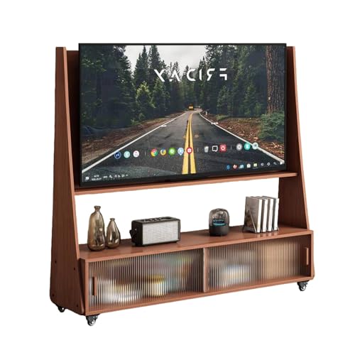 Soporte TV móvil para 65 pulgadas, altura ajustable miniatura 1