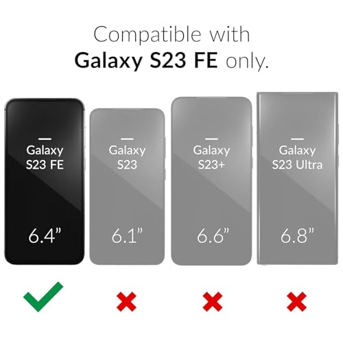 Image of Battery Case for Galaxy S23 FE, Upgraded 12000mAh Portable Protective Wireless Charging Case Compatible with Galaxy S23 FE 5G (6.4 inch) Rechargeable Extended Battery Pack Charger Case (Black)