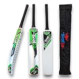 Bratla Legend Cricket Bat for Tape Ball Cricket, Ideal Cricket Bat for Tapped Tennis Ball & Softball Cricket - Full Size Men's Bat