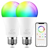 ILC Color Changing LED Light Bulb RGBW Controlled by APP, Sync to Music, Dimmable RGB Multi-Color 60