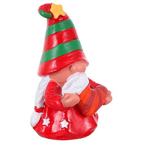 Ornement de fête de Noël FCXDMY : statuette d'elfe aux détails vifs et finitions premium