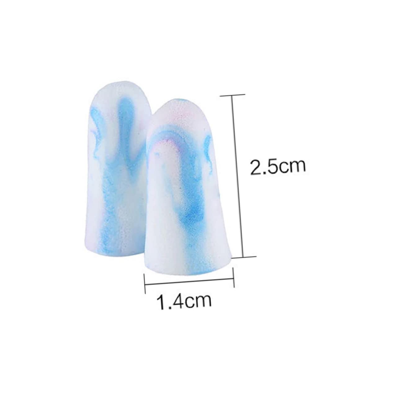 minkissy 4 Pcs Anti-Noise Ear Plugs Mute Ear Protectors for Work Study Sleep Hearing Protection Made of Safe Pu Material Comfortable and Noise Reduction
