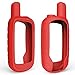 TUSITA Protective Cover for Garmin Alpha 100 Handheld GPS, Silicone Skin Case Accessories with Screen Protector (Red)