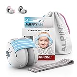 EINFACH EINZUSTELLEN, UNIVERSELLE PASSFORM: Die Alpine Baby Muffy's sind so konzipiert, dass sie zu allen Babys passen, ohne dass dabei Druck auf den Kopf ausgeübt wird. Bequem und kompakt, sie haben keine Metallteile, die Ihren Kindern schaden könnten.