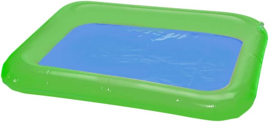 Topwon Inflatable Sand Tray for Kids/Sand Box/Sand Molds/Inflatable Sand/Portable Sand Tray(Random Color) (Random Color, 29x39)
