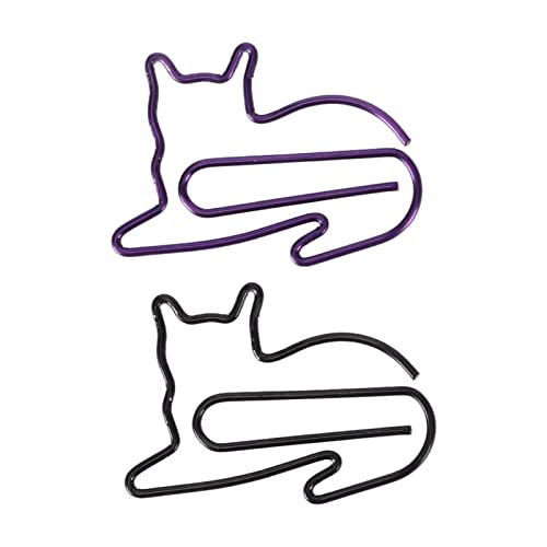 100 Unidades de Clipes de Papel Sofisticados, Clipes de Papel Decorativos Estilo Animal Marcador de