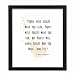 Wall Art Print ~ MAYA ANGELOU Famous Quote: '...People will Never Forget How You Made them FEEL...' (8"×10" Framed)