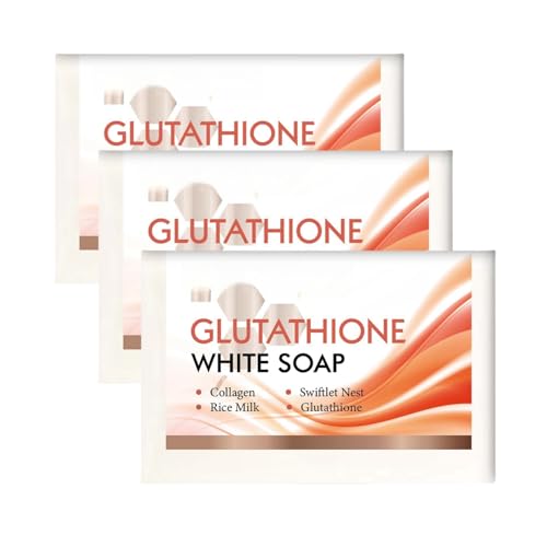 Skin Brightening Bar Soap, Effective Glutathione Soap Bars For Skin Lightening, Whitening Soap Bar, Whitening Soap Bar For Even Skin Tone, Reduce Hyperpigmentation, Remove Dead Skin (3)