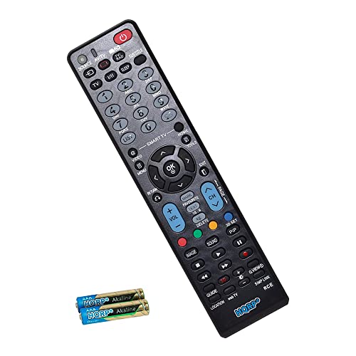 Hqrp Ac Power Cord And Remote Control Compatible With Lg 60Lf6100 60Lf6300 60Ln5400 60Ln5400Ua 60Ln5600 60Ln5600Ub Hdtv Lcd Led Plasma Tv #TOP6