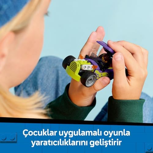 LEGO City Hot Rod 60485 – 5 Yaş ve Üzeri Erkek ve Kız Çocuklar için Sürücü Minifigürü ve Ayrıntılı Yarış Arabası Özellikleri İçeren Yaratıcı Oyuncak Araba Yapım Seti, Hediye Fikri (81 Parça) - Görsel 7