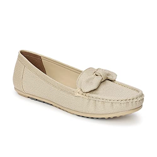 Image of Marc Loire Women Soft Comfortable Anti Slip Flats Loafers for Casual & Office Wear