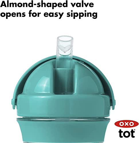 OXO Tot Transitions 9 ounce Straw Cup, Teal - Thumbnail 5