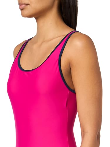 Image of Nautica Womens One-Piece Swimsuit - Slimming Tummy Control Bathing Suit, Quick-Dry Fabric, Bikini Swimsuit