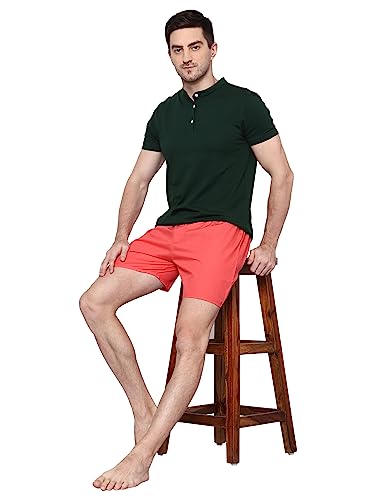 Image of PB & J Men's Cotton Boxers Pack of 2 | Premium Bottom wear | Boxer Shorts for Men |(Assorted Boxers - Colors May Vary)