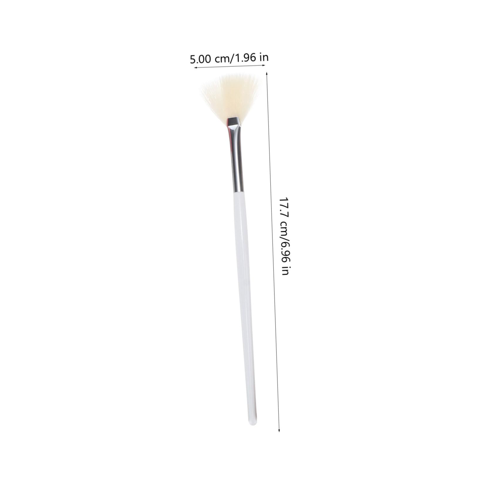 FOMIYES 15piezas Brochas De Maquillaje Forma De Fan Para Aplicar Iluminador y Definir Contornos Herramientas De Belleza Para Uso Diario Diseño Detallado y Materiales Premium