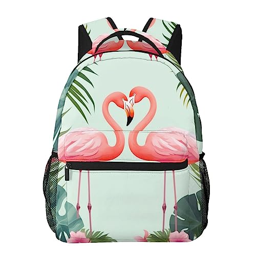 Sac à dos de voyage noir imprimé palmiers taille unique léger
