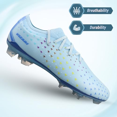 Vizari Tioga FG Adult Soccer Cleats for Men and Women | TPU Coated Wide Width Soccer Cleats | Transparent Studs for Outdoor Football Shoes2