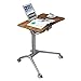 Produktbild Tische ZR Wandtisch- Mobiler Laptop-Schreibtisch, Steharbeitsplatz Mit Rollen, Höhenverstellbar,Zum Sitzen Und Stehen,   21,5" x 14,3" X23,1-32" (LxBxG) -Platz sparen
