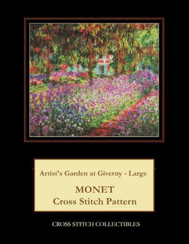 Artists Garden at Giverny, Large: Monet Cross Stitch Pattern