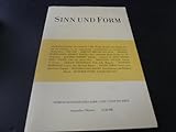  Zeitschrift Sinn und Form - 47. Jahr, 1995, 5. Heft.