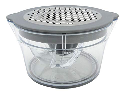 Espremedor 4 Em 1 Coador Ralador Inox Laranja Limão Medidor