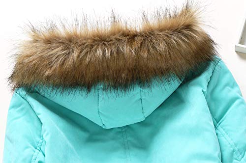 Casaco Feminino Grosso Pelúcia Casaco Grosso Outono Inverno Médio e Longo com Capuz Zíper Cinto de C