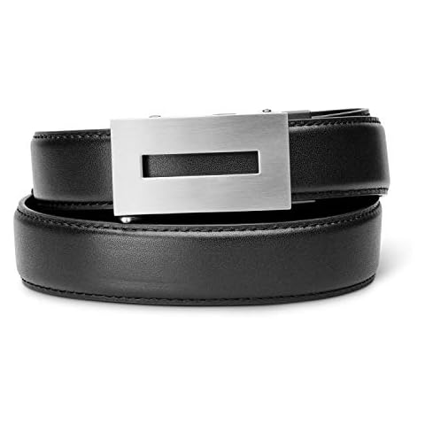 KORE Slim Full-Grain Track Belt | “Inspire” Alloy Buckle Cover