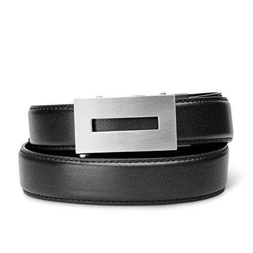 KORE Slim Full-Grain Leather Track Belt | “Inspire” Alloy Buckle