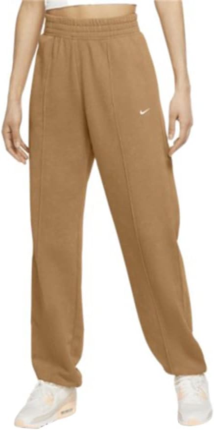 Nike Sportswear Essential Fleece Jogger Womens Active Pants Size XL, Color: Beige/Hemp