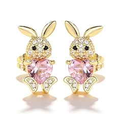 A1:gold rabbit earrings