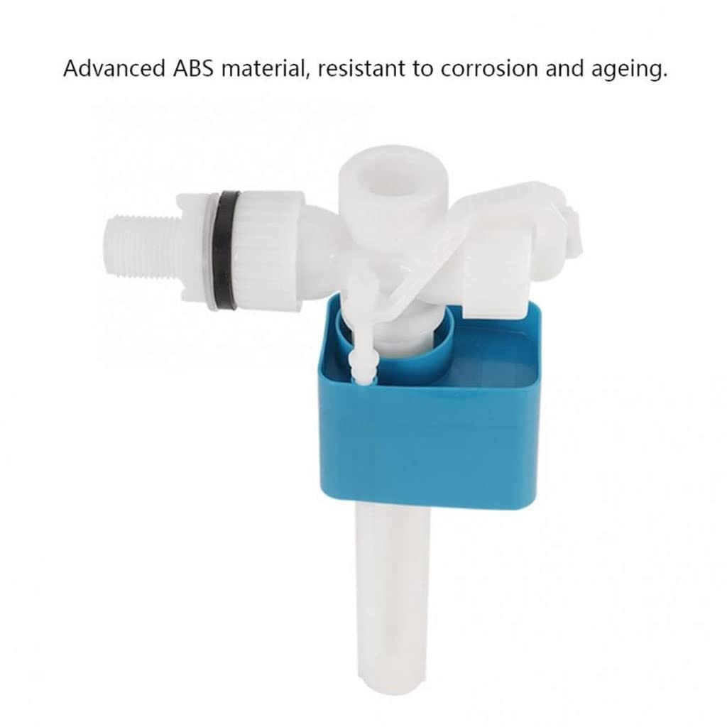 Qiufa 1 Stück Seiteneingang Toiletteneinlassventil Zisternenarmaturen Einstellbare Schwimmerfüllventile G1/2 "Badezimmerarmatur Ersatzteile (Color : Copper)