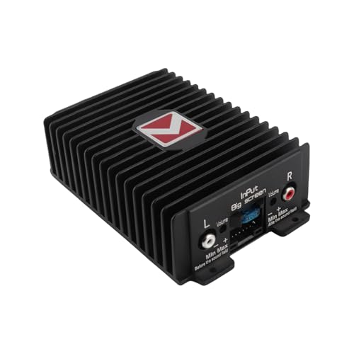 ZJchao Amplificateur de puissance Audio de voiture, véhicule 4 canaux 80WX4, processeur de son numérique classe A/B, mise à niveau du lecteur