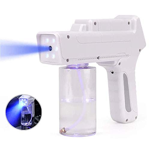 Jnzr Desinfectante Fogger máquina, 350ml inalámbrica eléctrico atomización Nano pulverizador Purificador de Aire para el Coche, Hospitales, Oficina, hogar, Distancia del Aerosol 2,5M