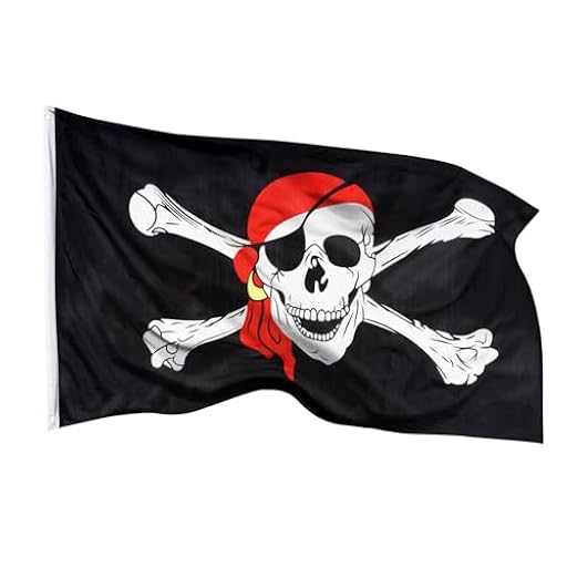 Banderas de aricona – bandera Pirata resistente a la intemperie con 2 ojales de metal - bandera con Calavera 90 x 150 cm | Ya disponible en tu tienda friki favorita! En mundofriki.es! Banderas de aricona – bandera Pirata resistente a la intemperie con 2 ojales de metal - bandera con Calavera 90 x 150 cm | Ya disponible en tu tienda friki favorita! En mundofriki.es!