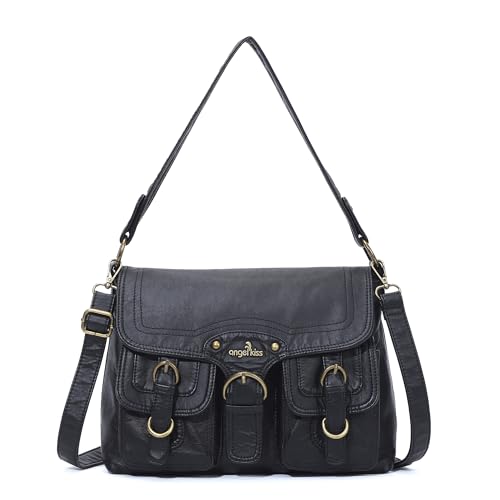 Image of Angel Kiss Purses and Handbags for Women,Vegan Leather Hobo Purses Crossbody Hobo Bag Tote Satchel Handbags