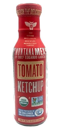 Montanamex Tomato Ketchup Usda Organic Nongmo No Msg Vegan Friendly Gluten Free 13.93 Oz #TOP16