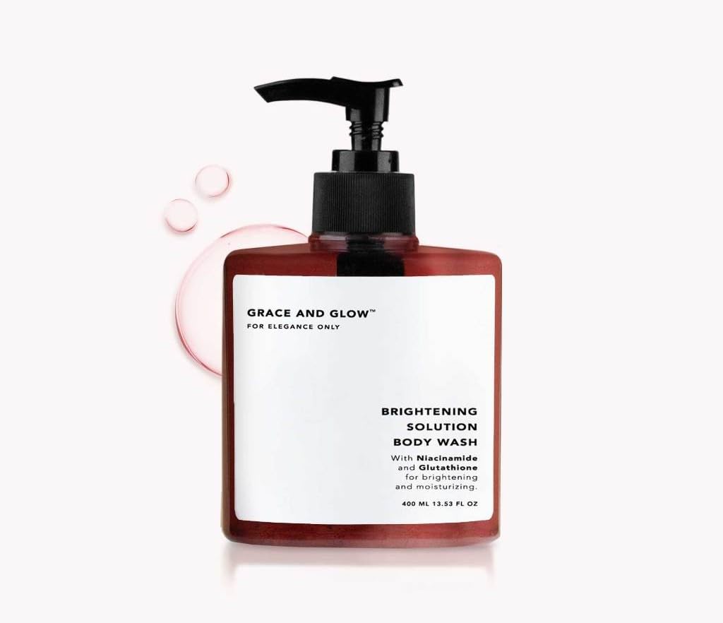 Generic Grace And Glow Body Wash Shower Gel 400ml, Red