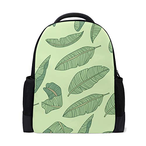 FANTAZIO Sac à dos Charms Feuille de bananier Sac à dos